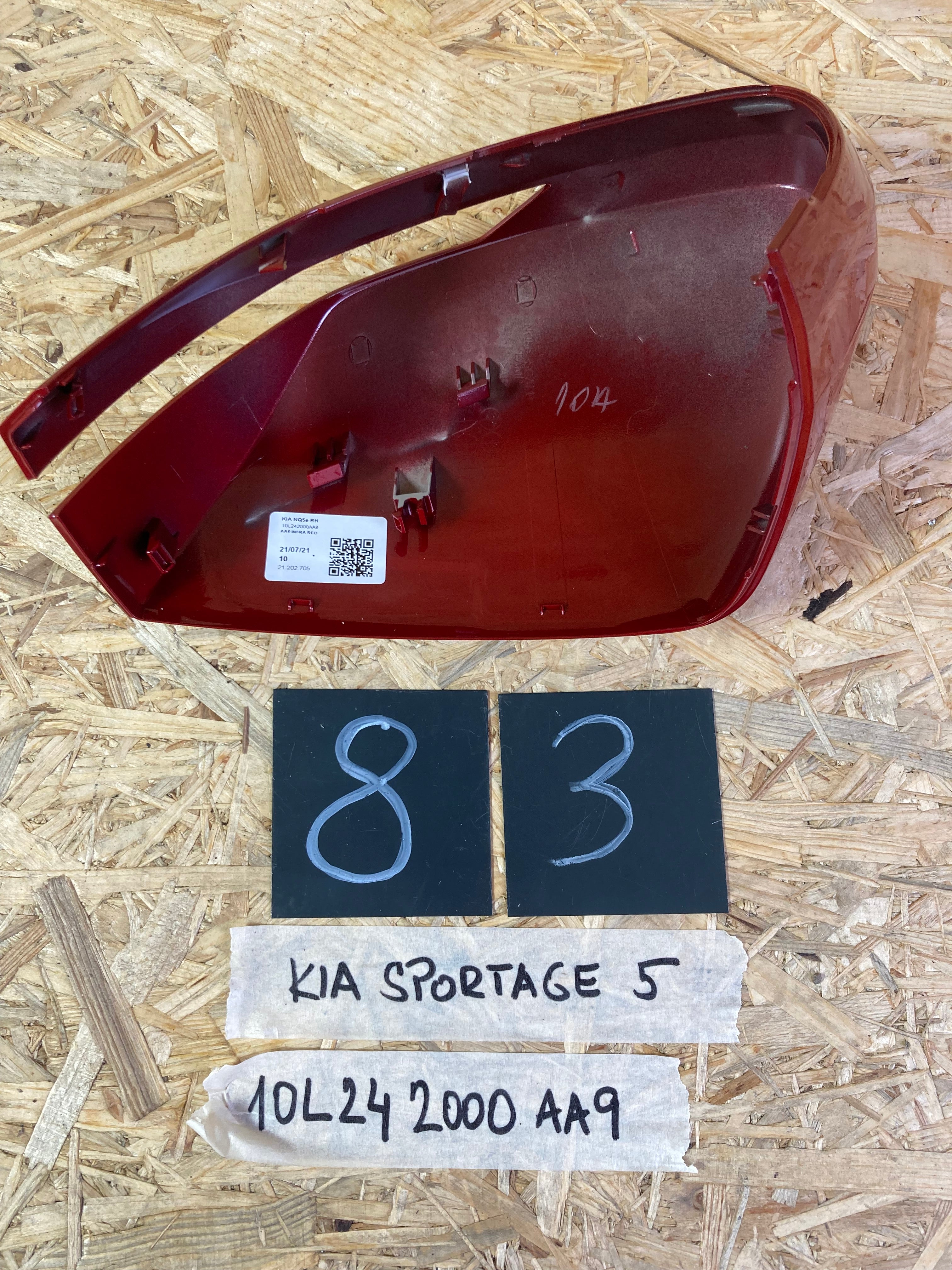 Krytka zrcátka KIA SPORTAGE 5, 10L242000AA9