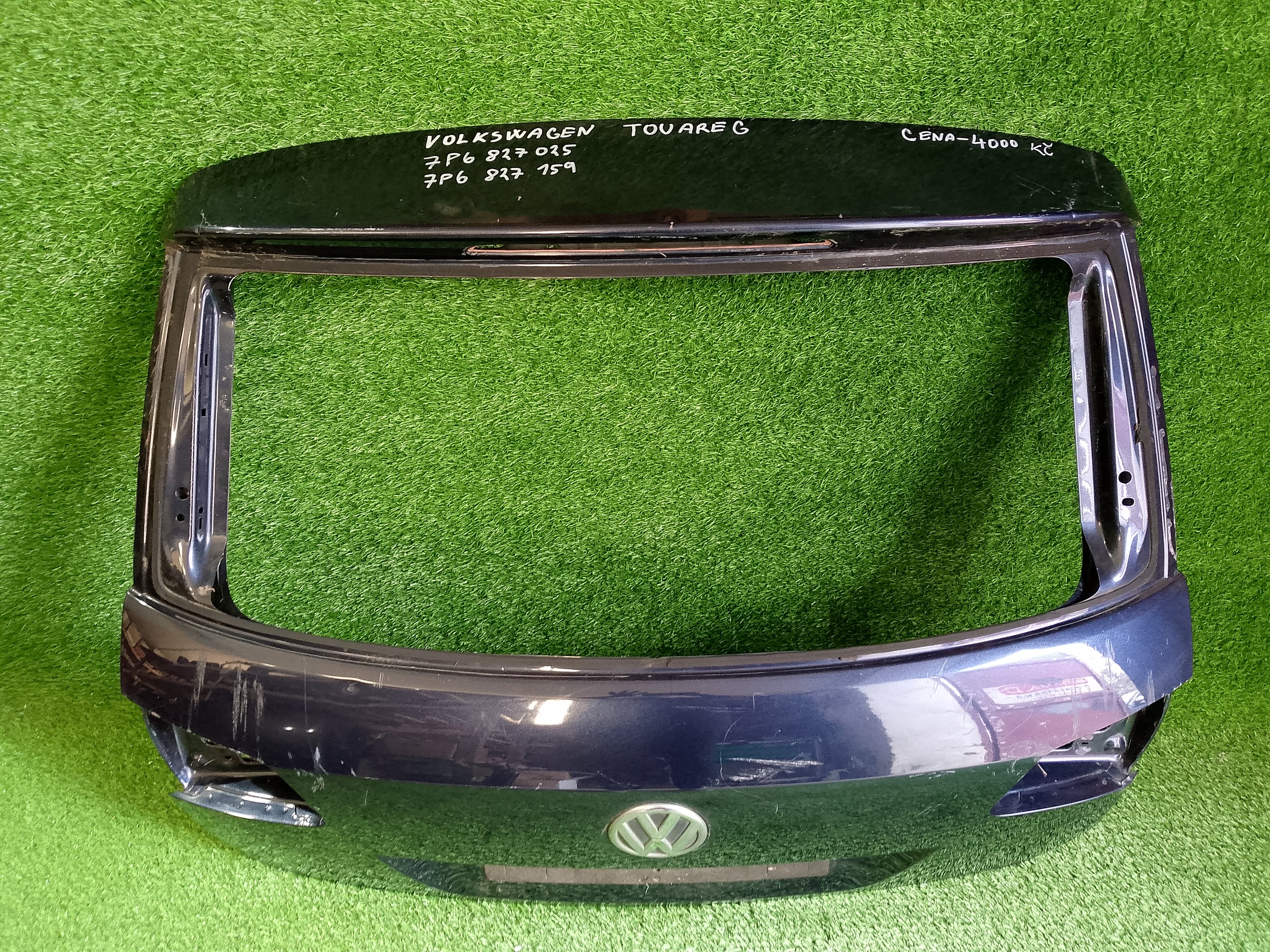 VW Touareg víko kufru, páté dveře, kufrové dveře 7p6827025