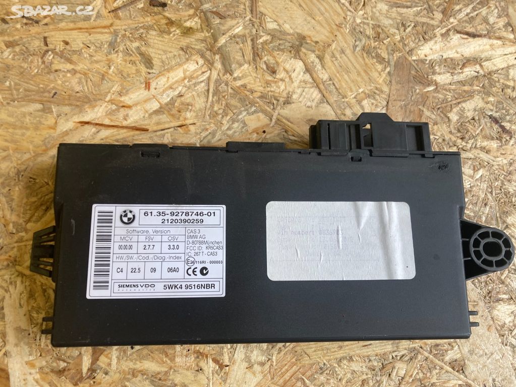 BMW 3 E93 OVLADAČ Č. 5WK49516NBR
