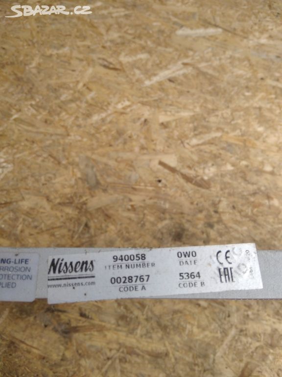 Chladič klimatizace NISSENS 940058