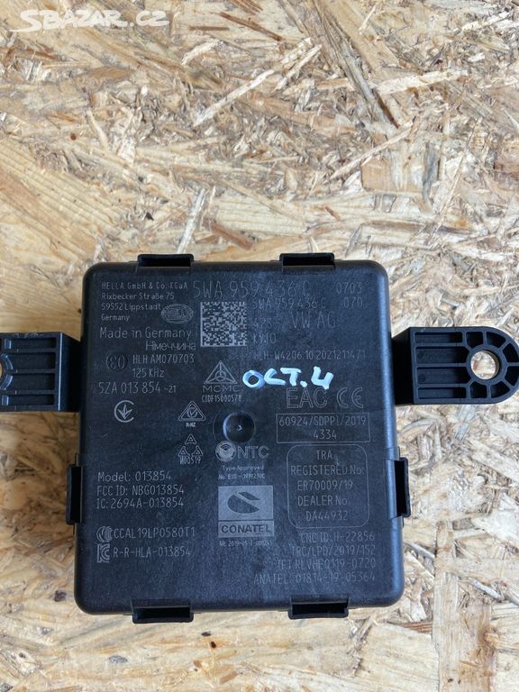 Skoda Octavia 2020 řídící jednotka 5WA959436C