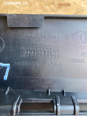 Škoda Superb III - Lišta levá zadní 3V0839901