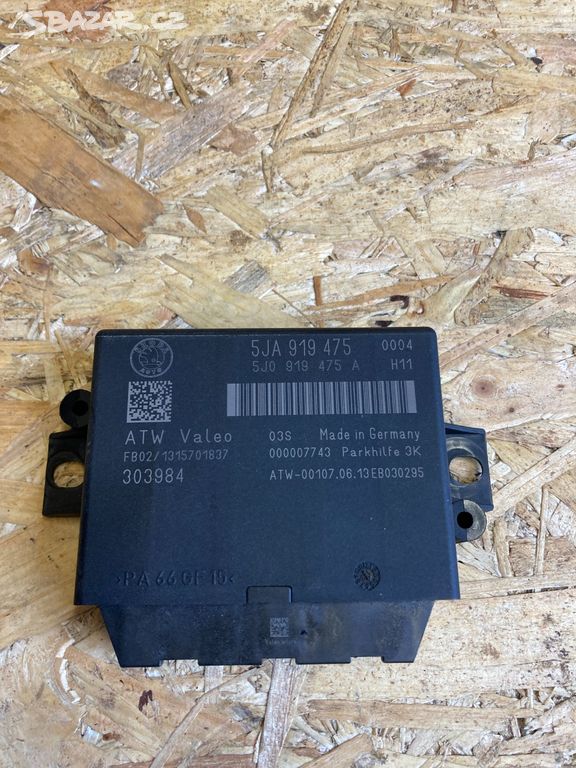 Řídící jednotka parkovacích senzorů, Škoda Rapid 5JA919475A