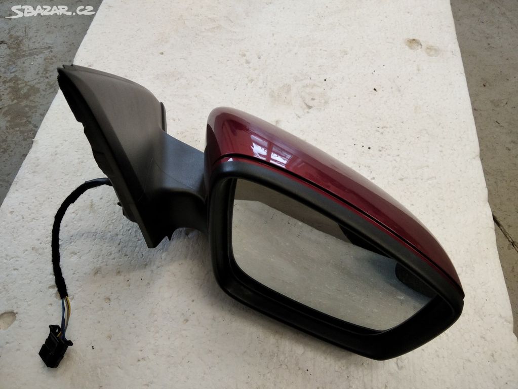 6V1857408F Fabia III zrcátko pravé 6 pin komplet