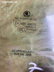 Škoda fabia III,3 pravé zadní sklo dveří combi