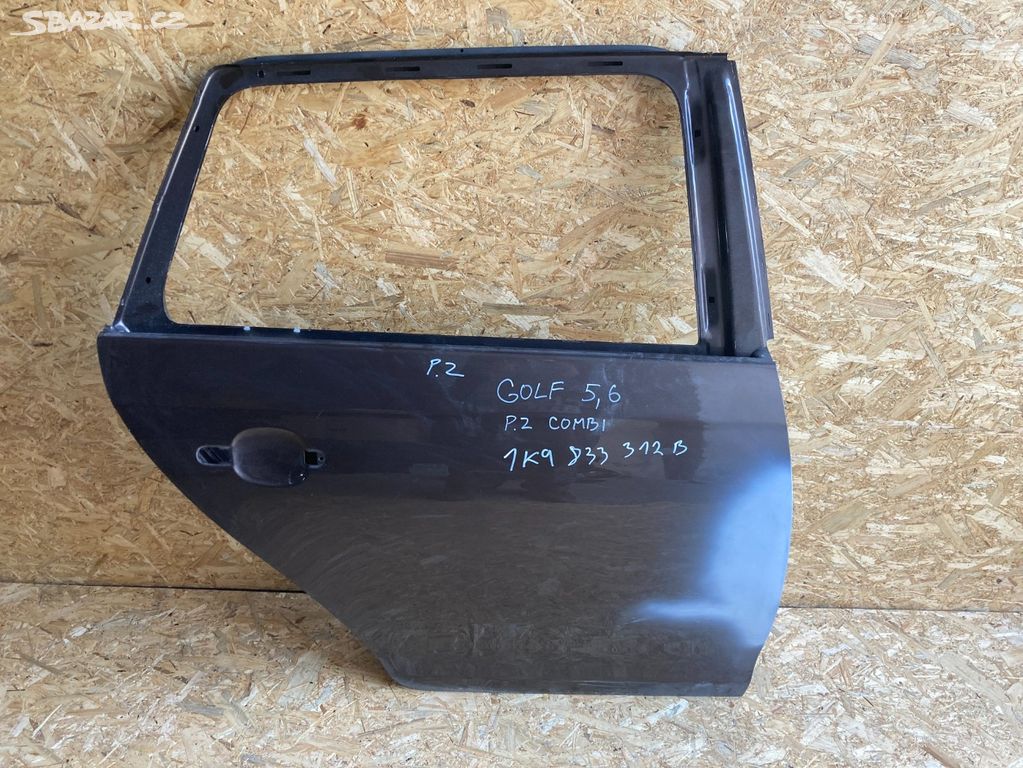Golf 5, V pravé zadní dveře combi 1K9833312B