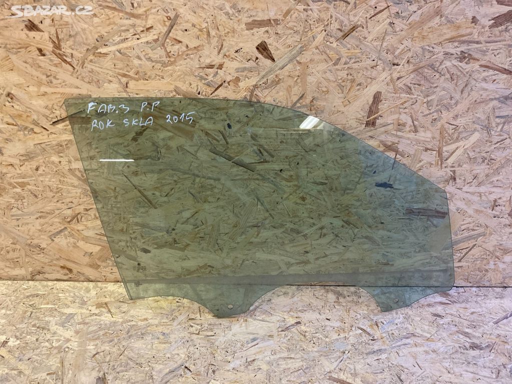 Škoda Fabia III,3  pravé přední sklo