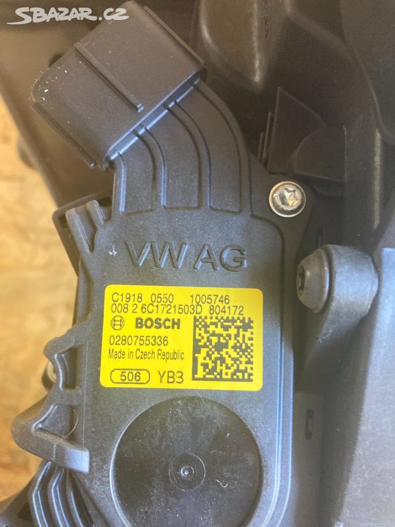 Škoda Fabia 3, Rapid pedál plynu 6C1721503D