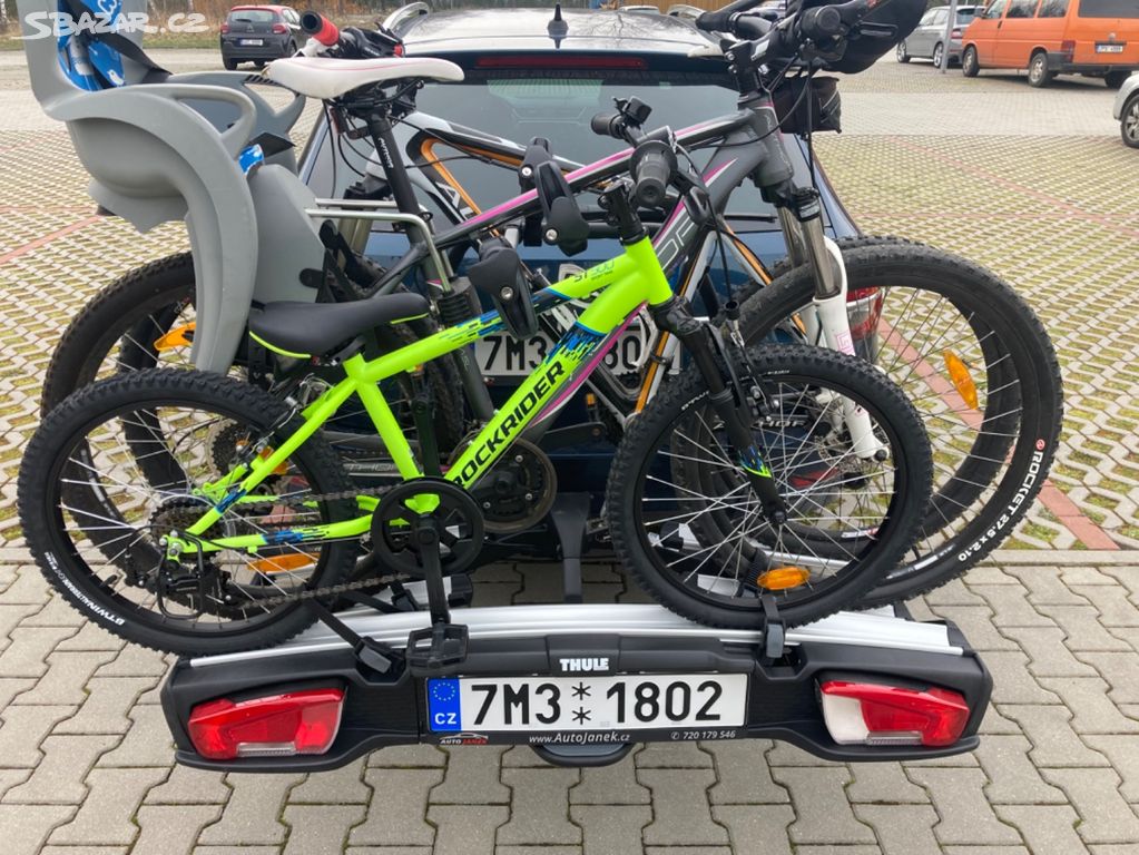 Nosič kol (držák na kolo) na závěs za auto THULE