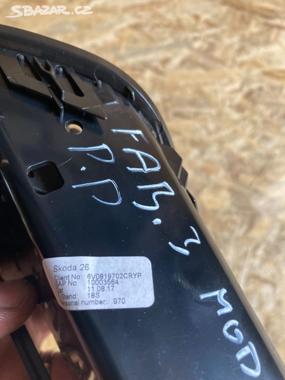 Škoda Fabia III,3 ofuk 6V0819701C