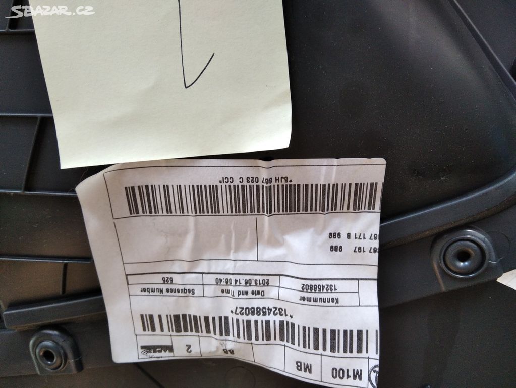 Rapid výplň dveří levá zadní 5JH867023C