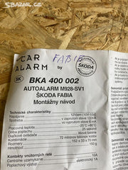 Autoalarm škoda