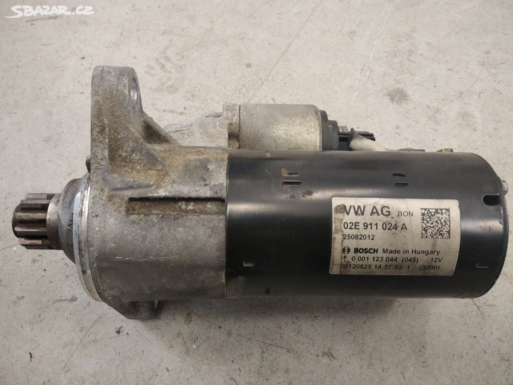 02E911024A Startér Škoda,VW,Seat
