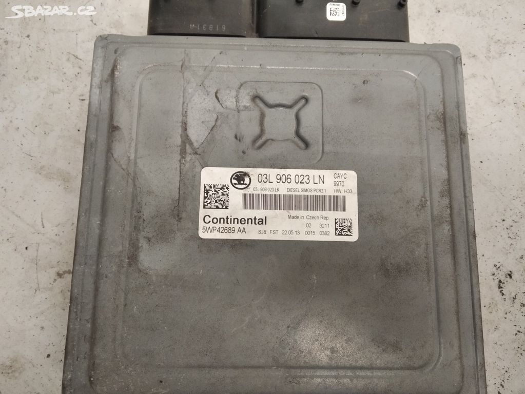 ŘÍDÍCÍ JEDNOTKA MOTORU 03L906023LN ŠKODA RAPID