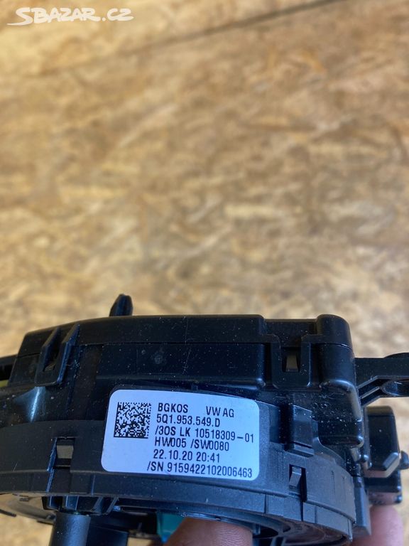 5Q1953549D Kroužek, jednotka volantu VW, Škoda