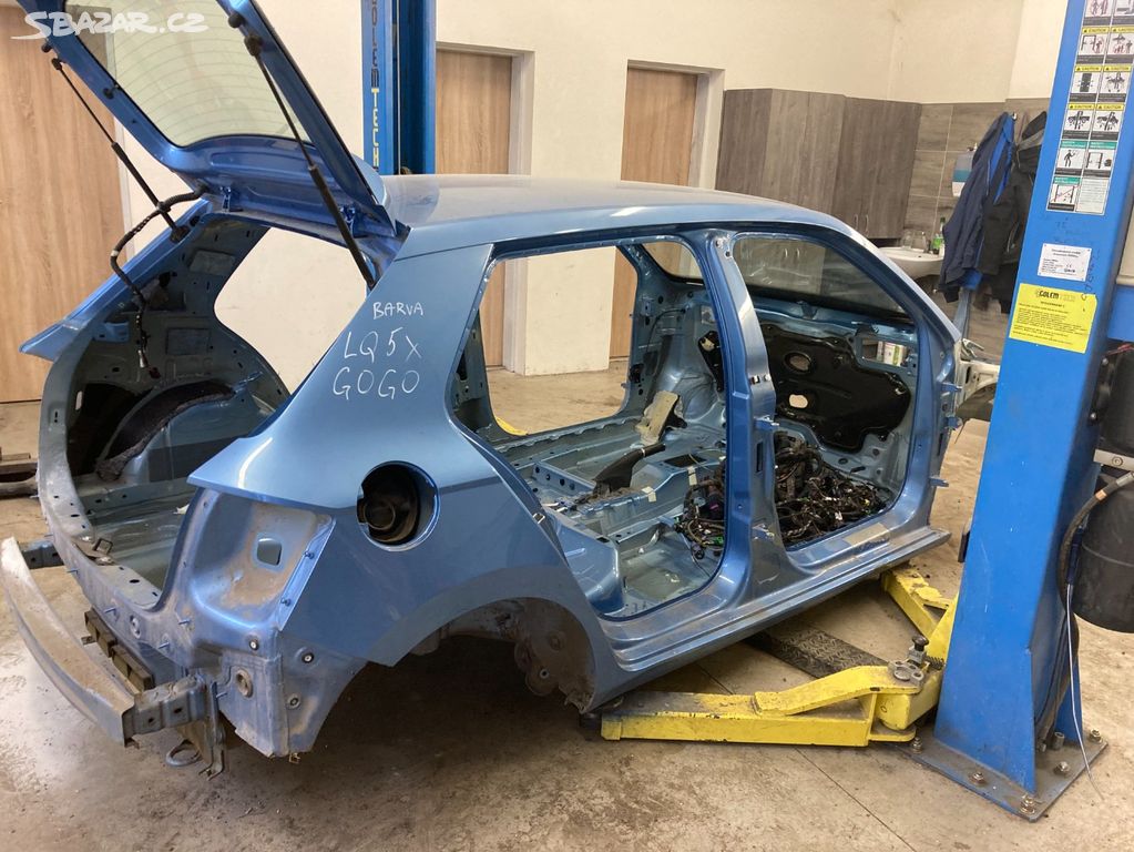 Škoda Fabia III,3 části karoserie hatchback