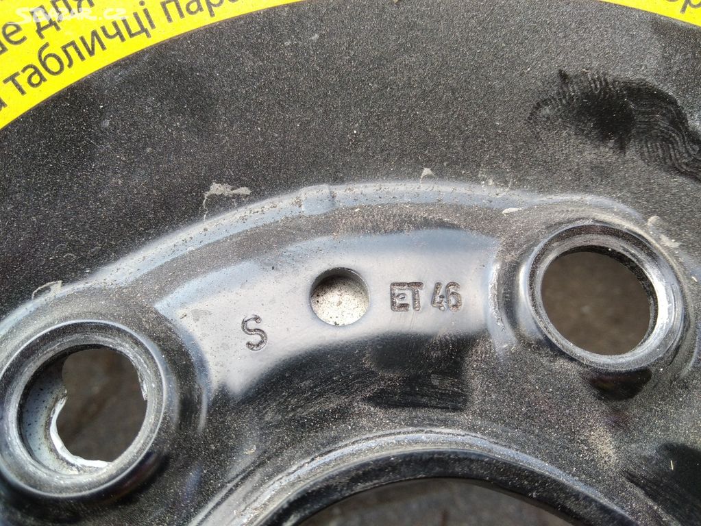 Plechový disk 5x100   ET46   r15