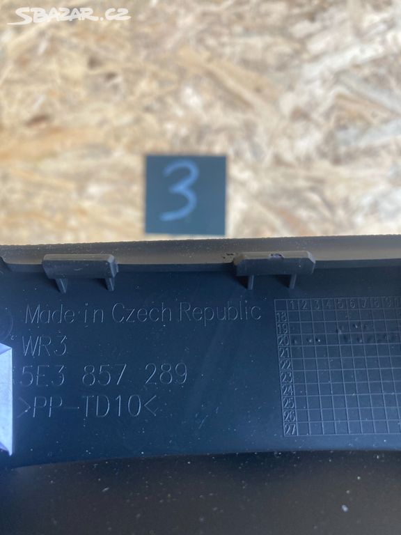 Nosič zadní 5E3857289 9B9 / 3G5035954A