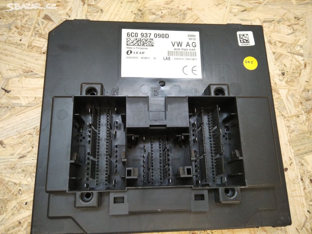 Řídící jednotka BCM 6C0937090D   Škoda Fabia III