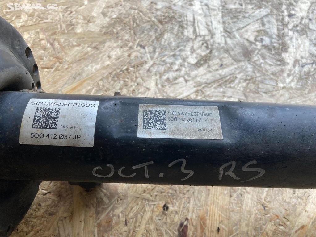 Škoda Octavia III,3 RS přední tlumič  5Q0413031FP