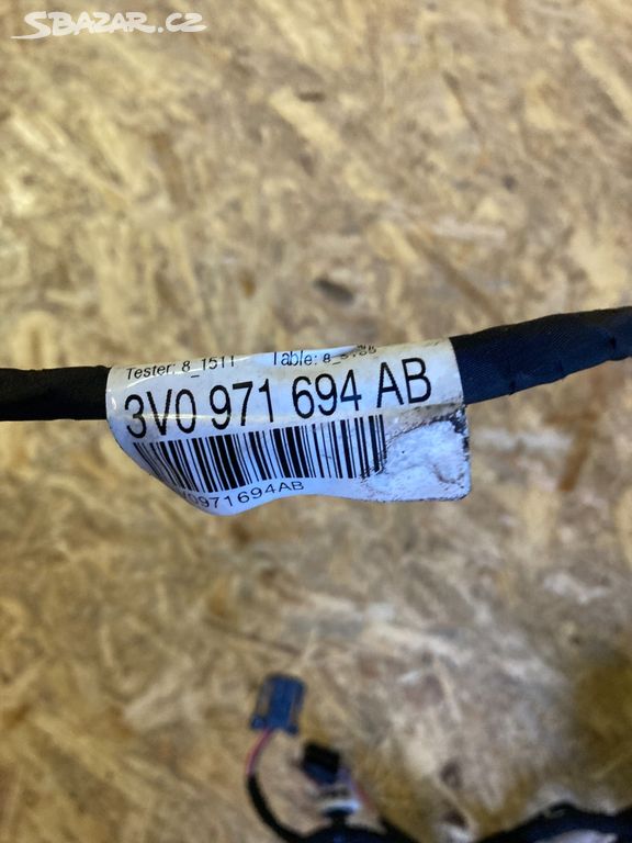 Škoda Superb III,3 kabeláž dveří 3V0971694AB
