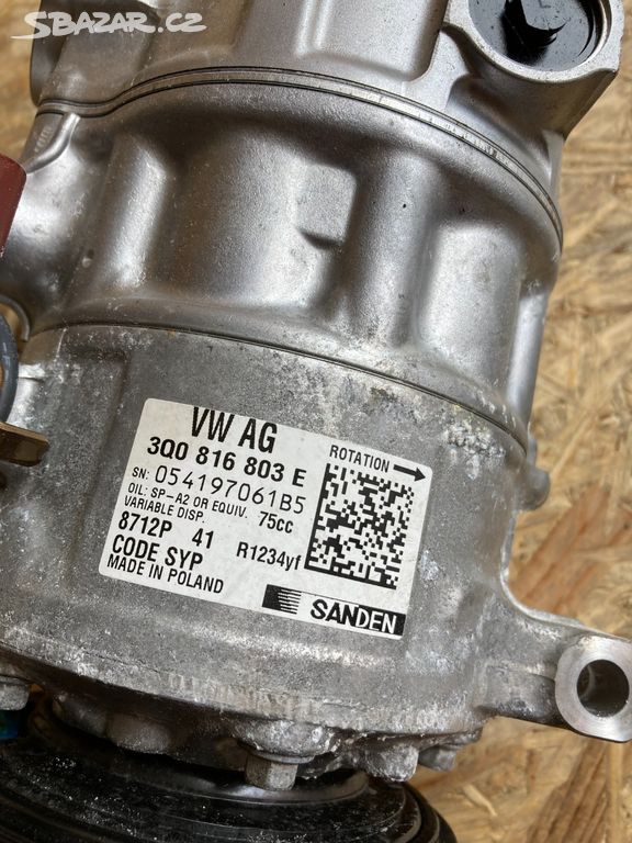 KOMPRESOR KLIMATIZACE 3Q0816803E KLIMAKOMPRESOR