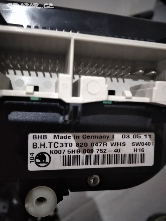 klimatronic ŠKODA 5L0 3T0820047-R
