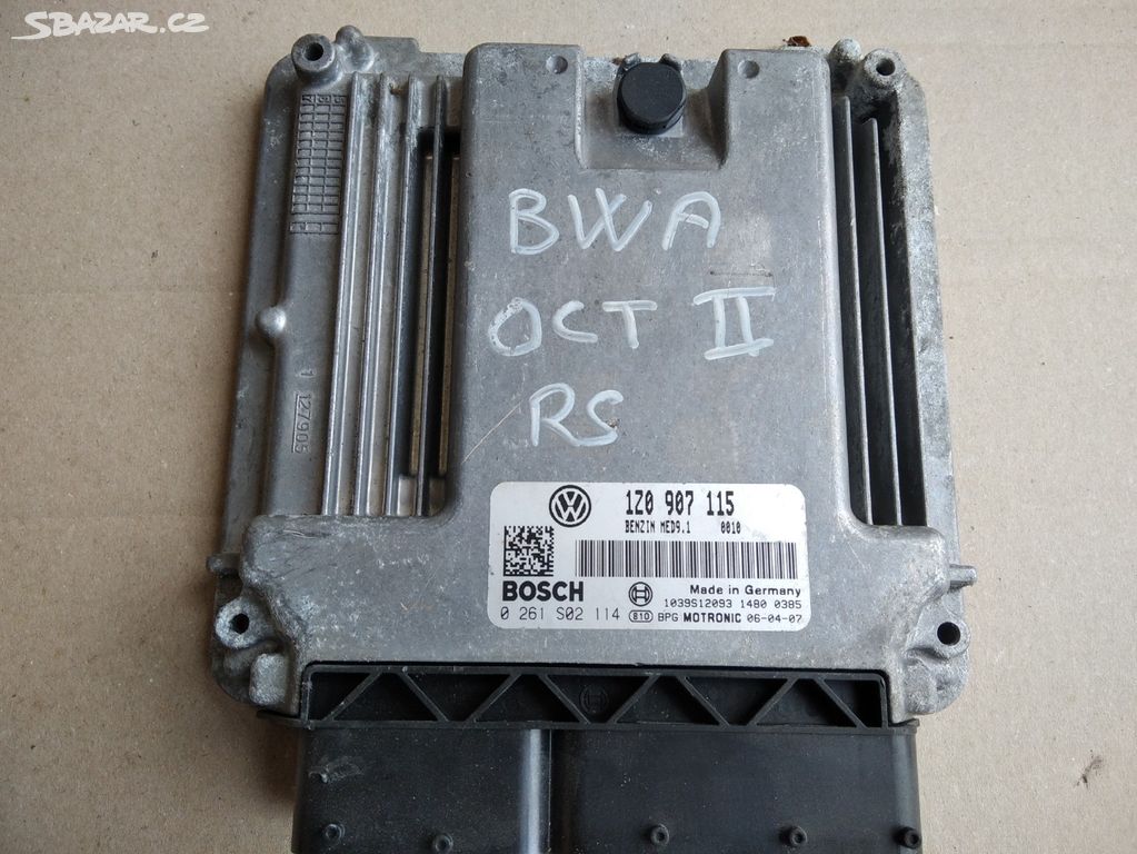 Řídící jednotka motoru 1Z0907115 Octavia 2 RS