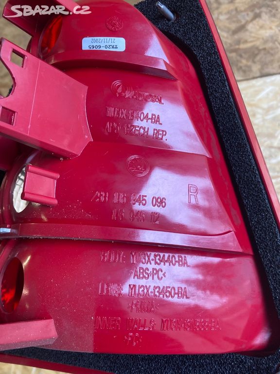 1U6945096 Zadní pravá lampa Škoda Octavia I